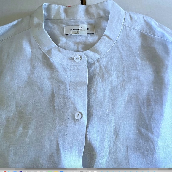 Embroidered Long Sleeve Blouse- Brand New-NEVER WORN- Pale Blue (as last 3 pics) - Picture 6 of 8